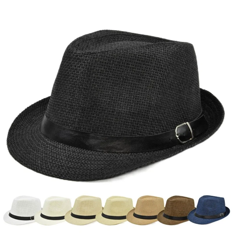 Cowboy Hat Straw - Fashion Simple Beach Sun Cap Summer