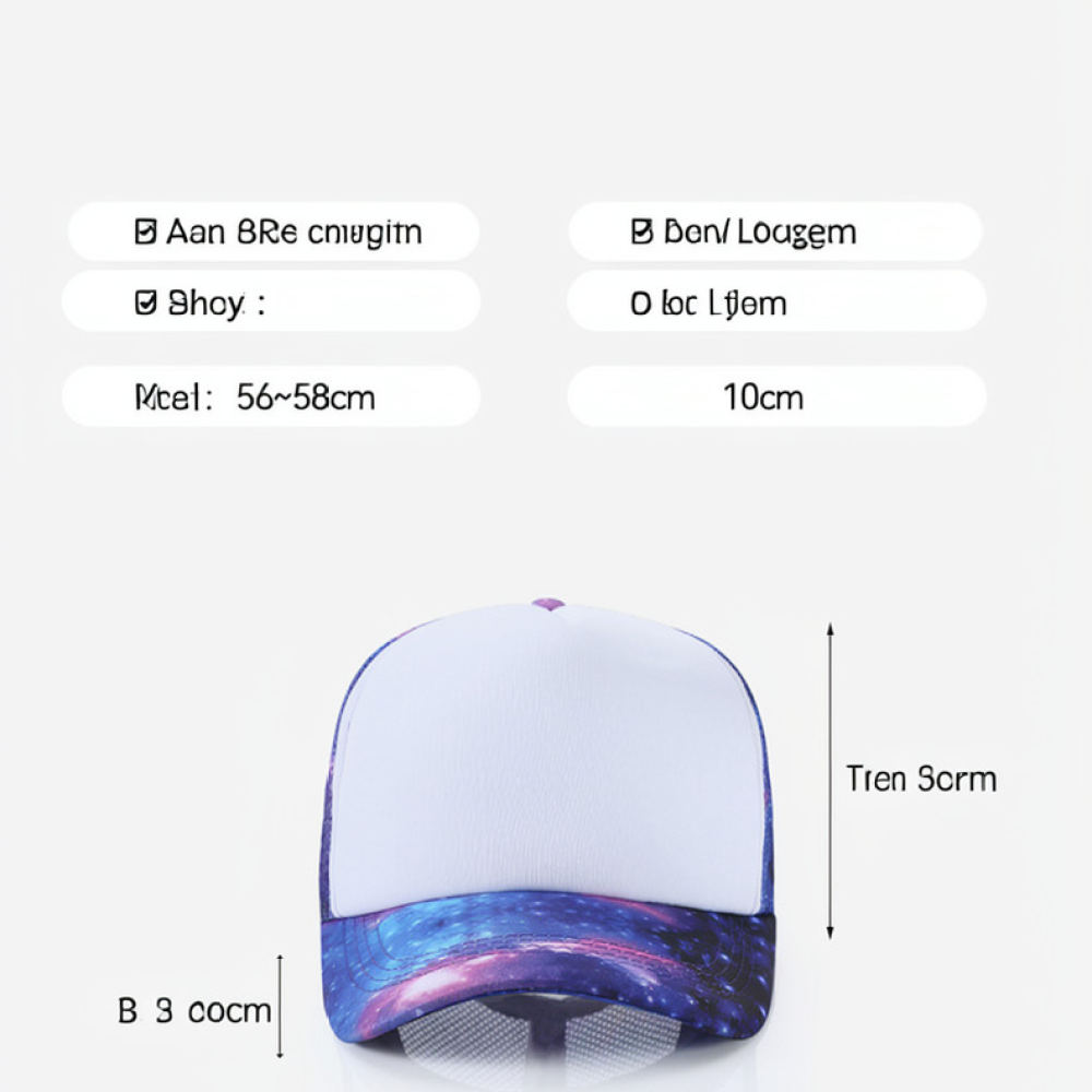 Adjustable Mesh Baseball Cap U - огляд і ціна Trucker Cap Mesh