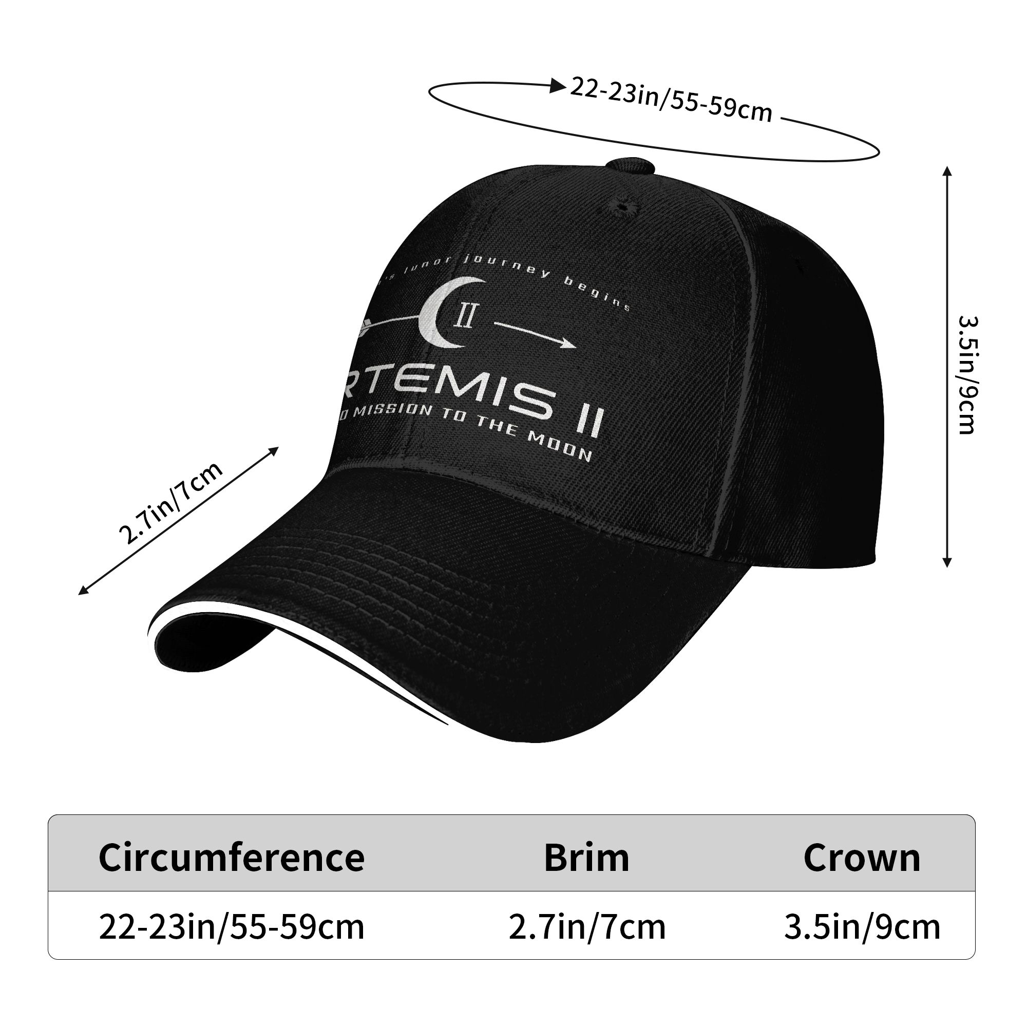 Artemis II Mission To The Moon - огляд і ціна Golf Cap Dad