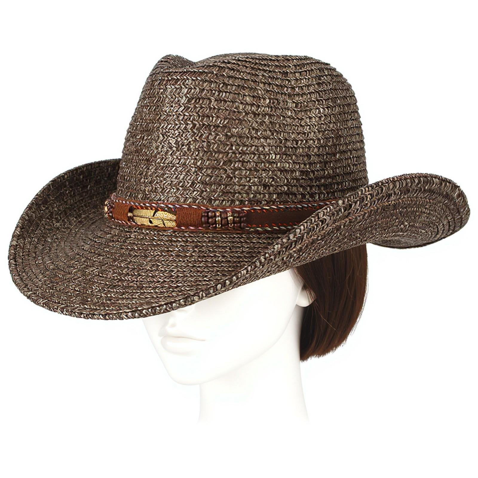 Unisex Mens Womens Sun Hat Wid - огляд і ціна Cowboy Hat Straw